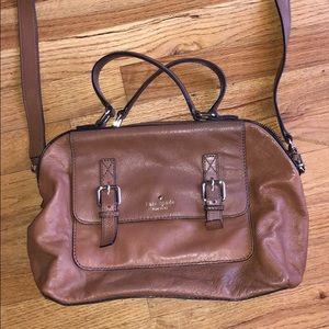 Brown leather Kate Spade purse